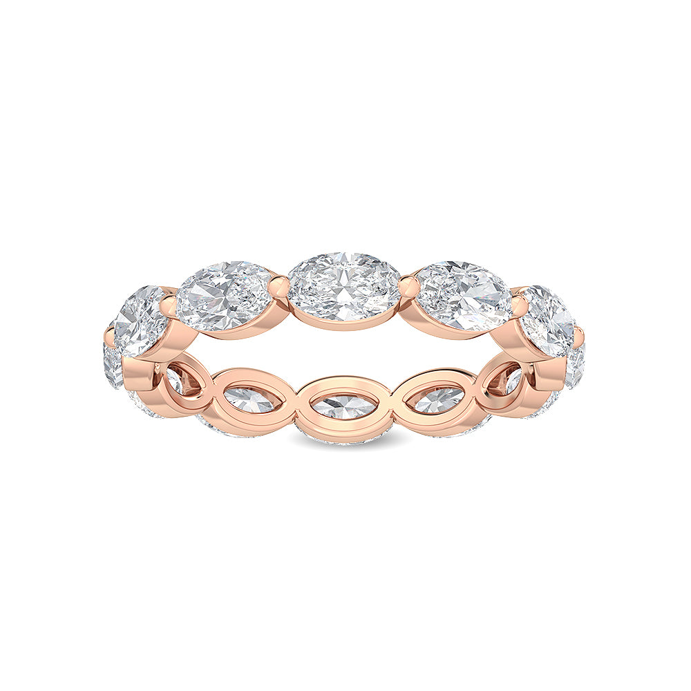 2.15 ct. tw. Oval Cut Lab Grown Diamond Eternity Band R56683OV-2B