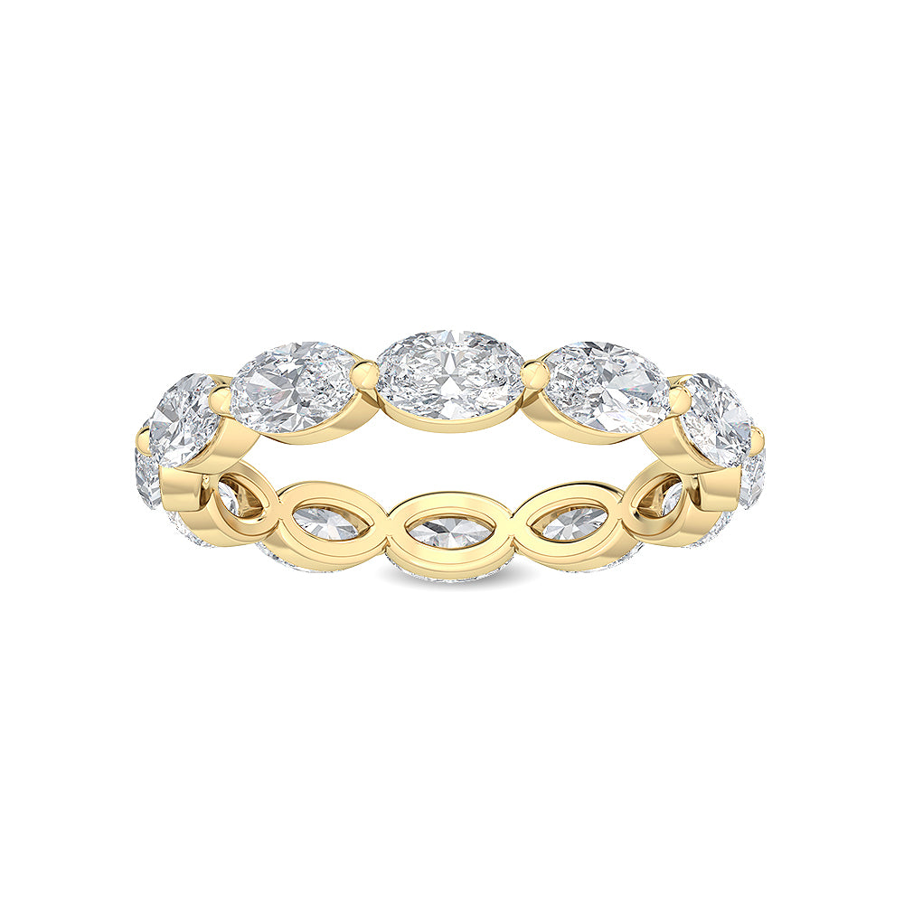 2.15 ct. tw. Oval Cut Lab Grown Diamond Eternity Band R56683OV-2B