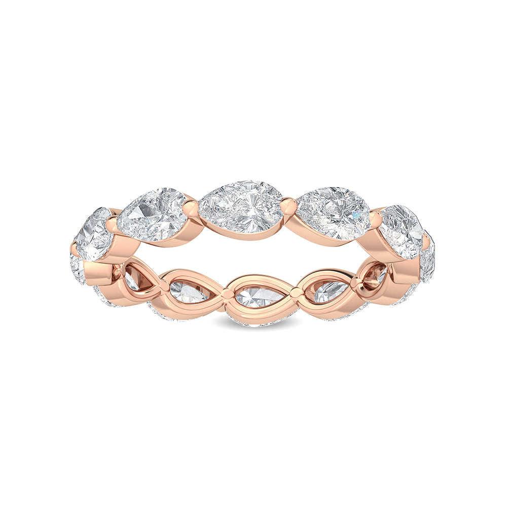 2.45 ct. tw. Pear Cut Lab Grown Diamond Eternity Band R56684PE-2.25CTB