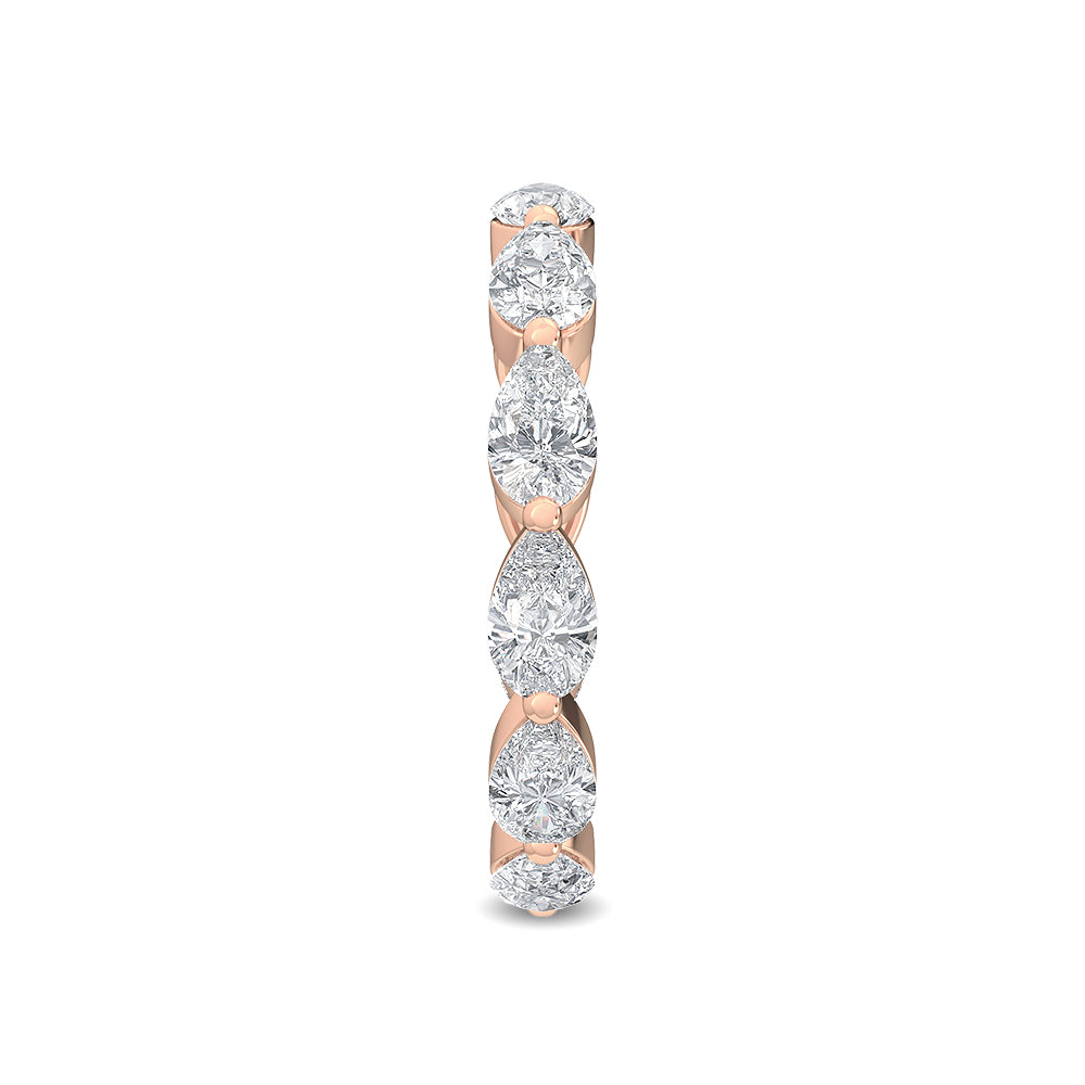 2.45 ct. tw. Pear Cut Lab Grown Diamond Eternity Band R56684PE-2.25CTB