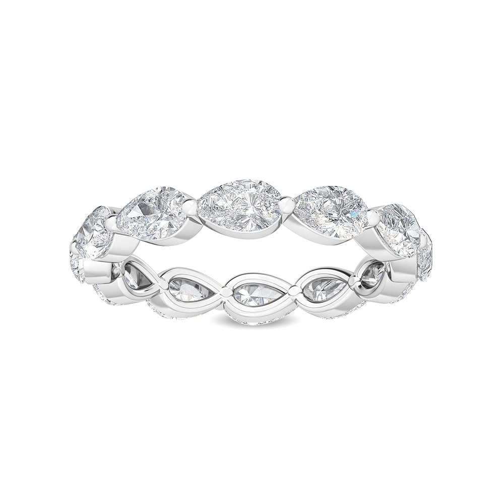 2.45 ct. tw. Pear Cut Lab Grown Diamond Eternity Band R56684PE-2.25CTB