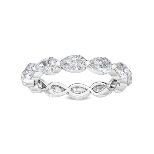 2.45 ct. tw. Pear Cut Lab Grown Diamond Eternity Band R56684PE-2.25CTB