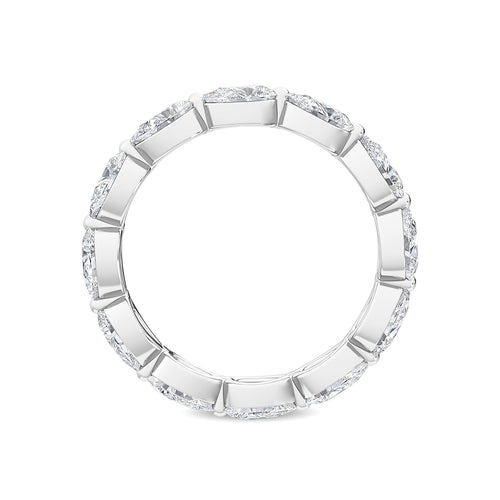 2.45 ct. tw. Pear Cut Lab Grown Diamond Eternity Band R56684PE-2.25CTB