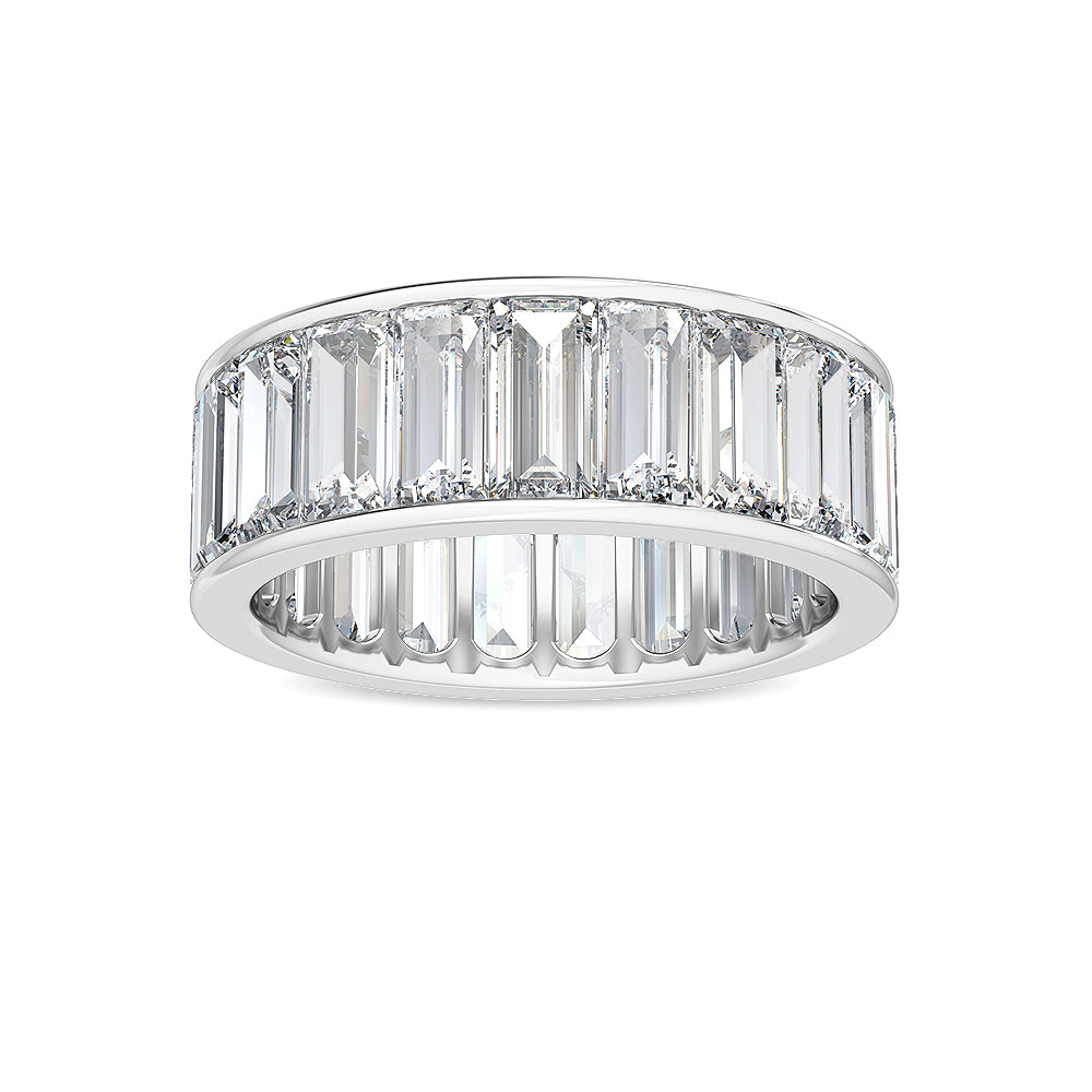 7.42 ct. tw. Baguette Cut Lab Grown Diamond Eternity Band R56734