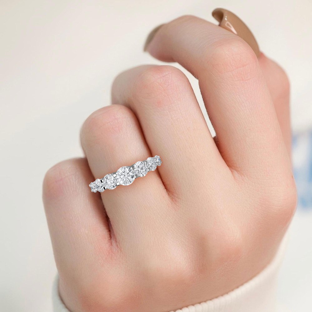 Lab Grown Diamond Engagement Ring 1 ctw R56755-1
