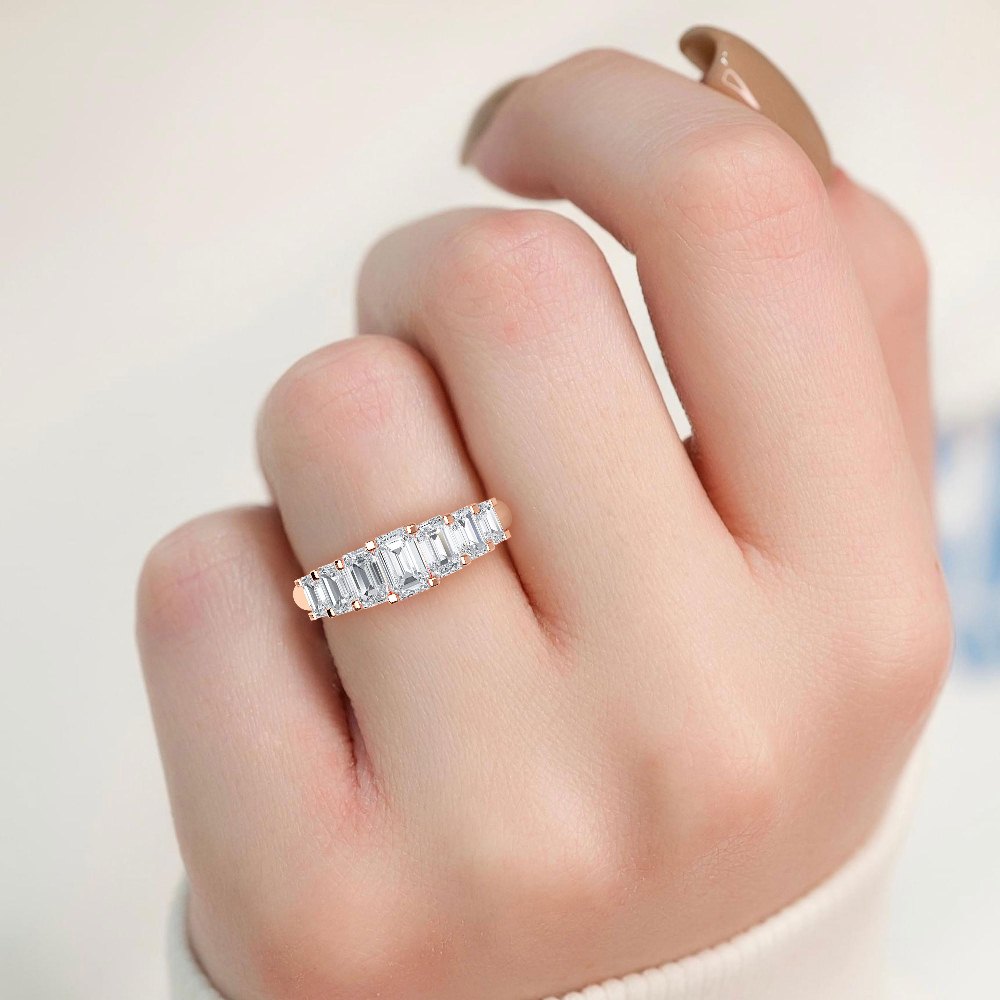 Lab Grown Diamond Engagement Ring 1.10 ctw R56755EM-1