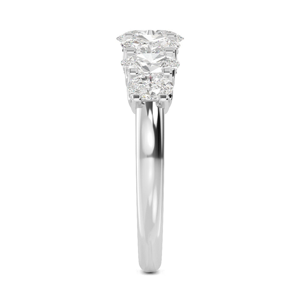 Lab Grown Diamond Engagement Ring 1.07 ctw R56755OV-1
