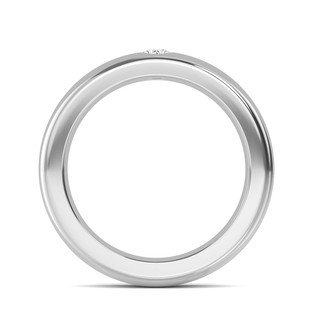 Round Cut Lab Grown Diamond Mens Band 0.24 ctw R57376-0.25CT