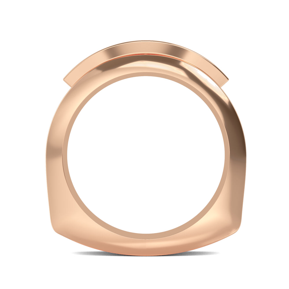 Round Cut Lab Grown Diamond Mens Band 1.43 ctw R57379-1.25CT