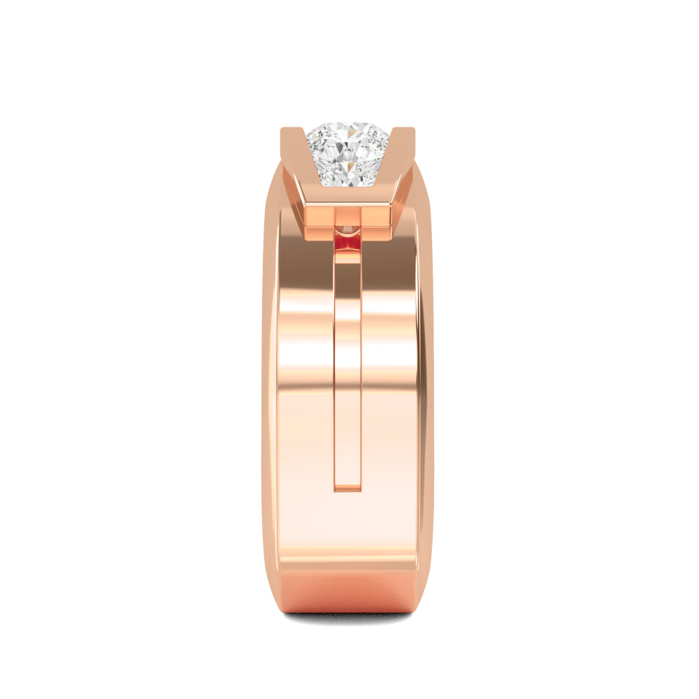 Round Cut Lab Grown Diamond Mens Band 1.43 ctw R57379-1.25CT