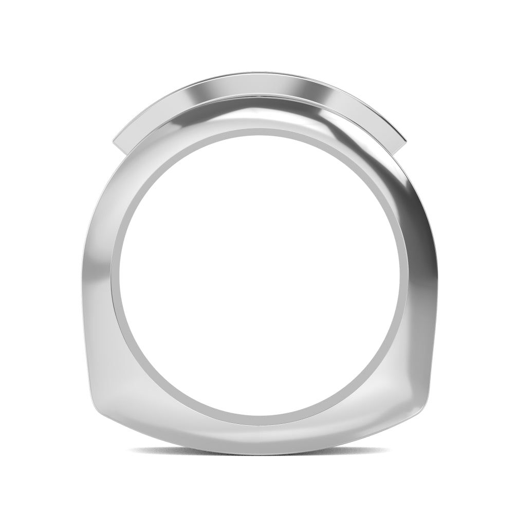 Round Cut Lab Grown Diamond Mens Band 1.43 ctw R57379-1.25CT