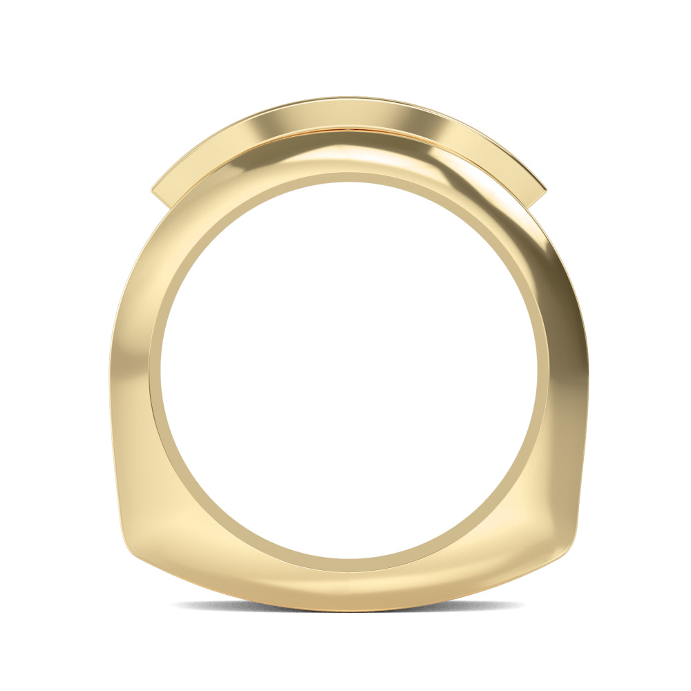 Round Cut Lab Grown Diamond Mens Band 1.43 ctw R57379-1.25CT