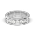 Round Cut Lab Grown Diamond Mens Band 1.09 ctw R57380-1