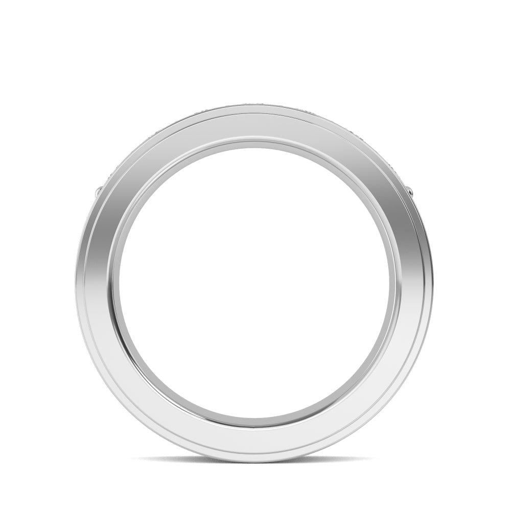 Round Cut Lab Grown Diamond Mens Band 1.09 ctw R57380-1