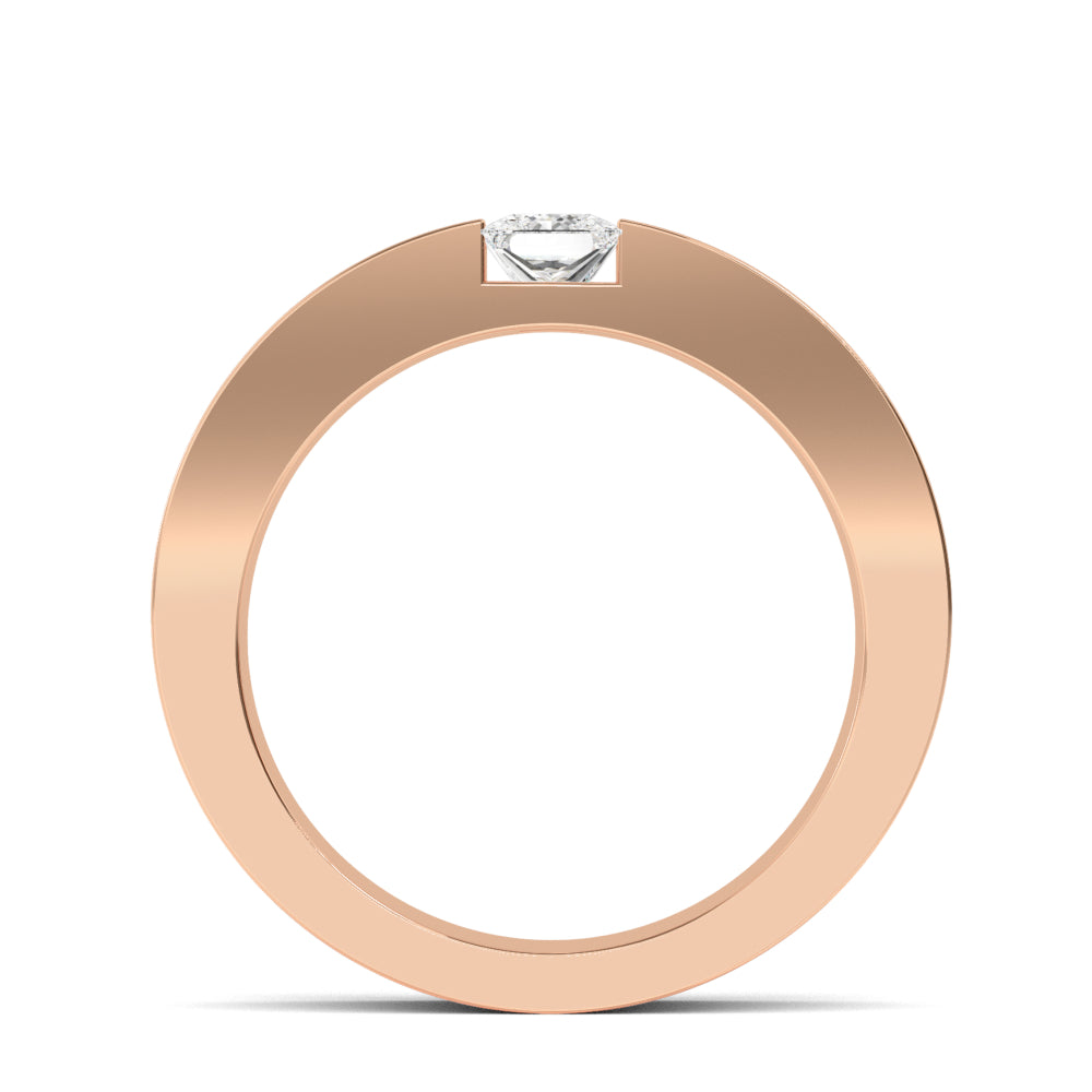 Princess Cut Lab Grown Diamond Mens Band 0.62 ctw R57382