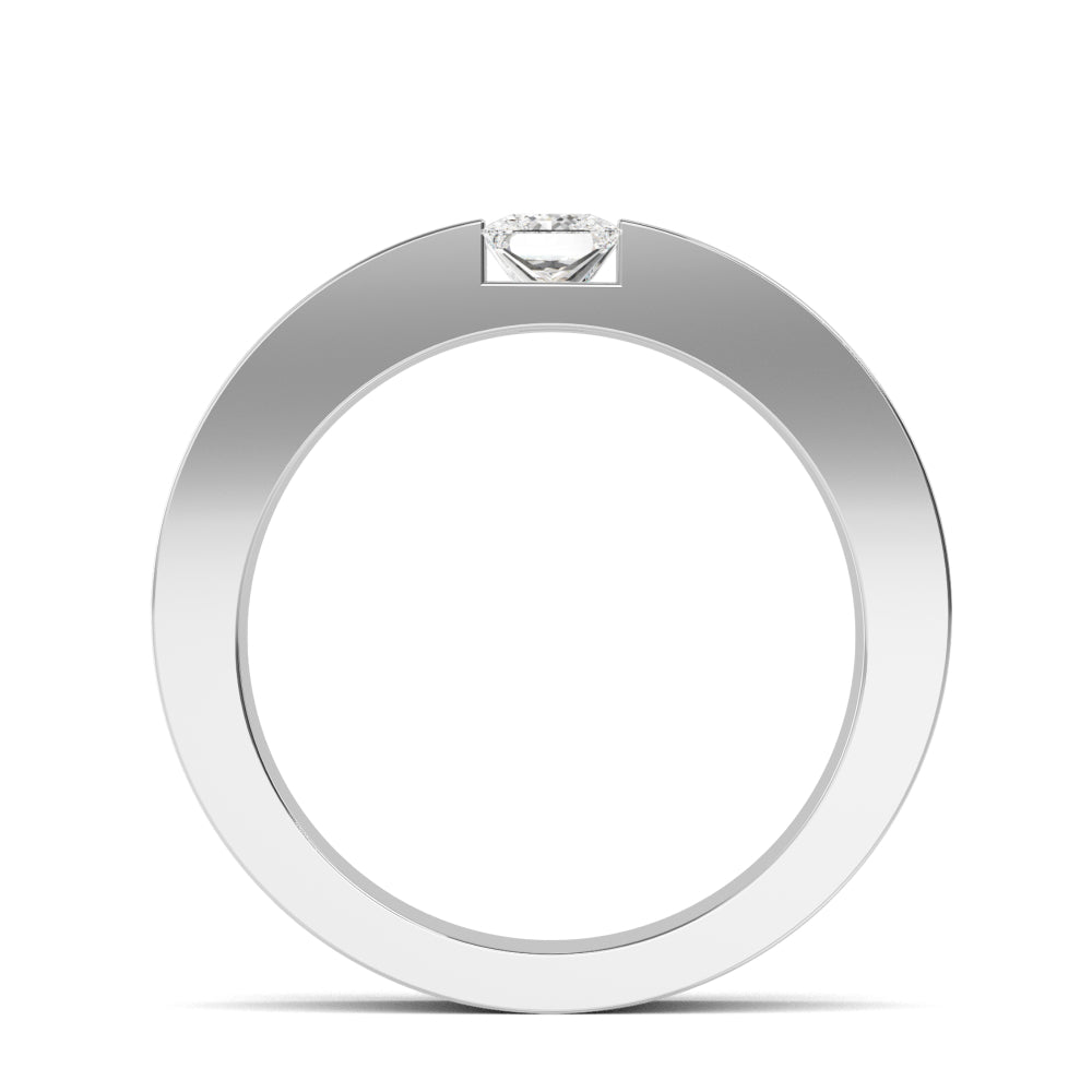 Princess Cut Lab Grown Diamond Mens Band 0.62 ctw R57382