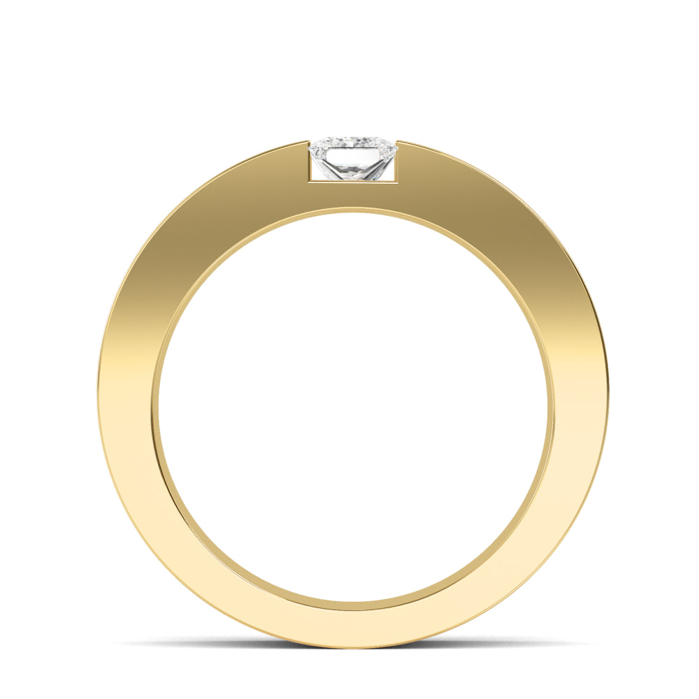 Princess Cut Lab Grown Diamond Mens Band 0.62 ctw R57382