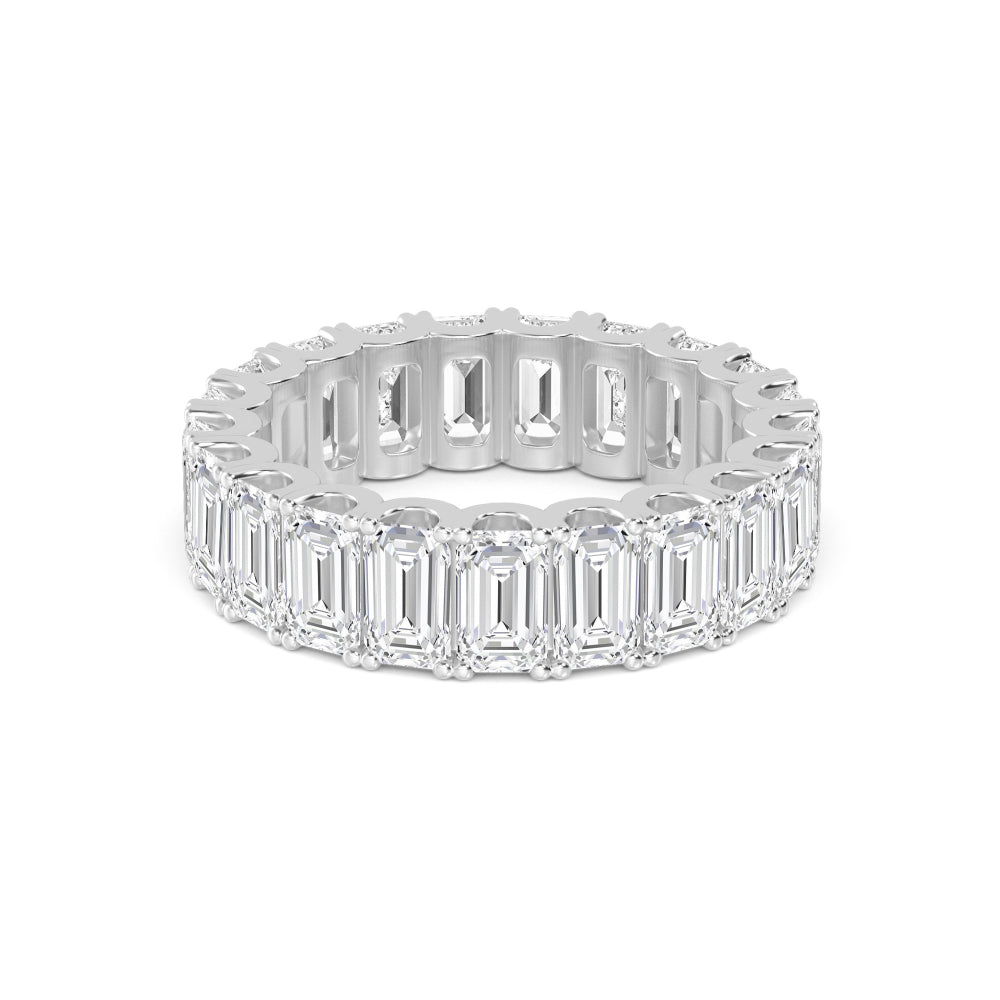 6.30 ct. tw. Emerald Cut Lab Grown Diamond Eternity Band R59602