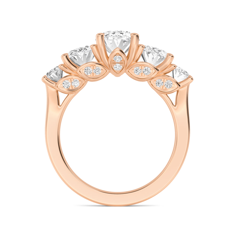 Lab Grown Diamond RingsR60493OV-1.50CT