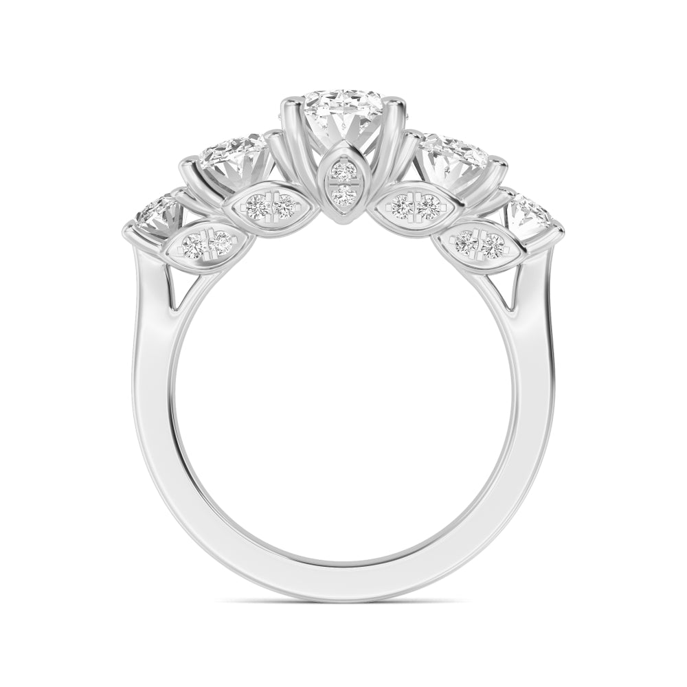 Lab Grown Diamond RingsR60493OV-1.50CT