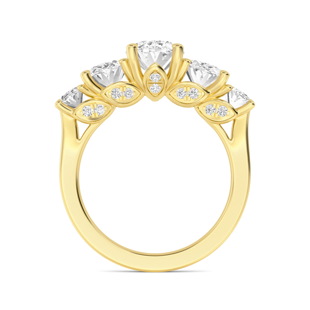 Lab Grown Diamond RingsR60493OV-1.50CT