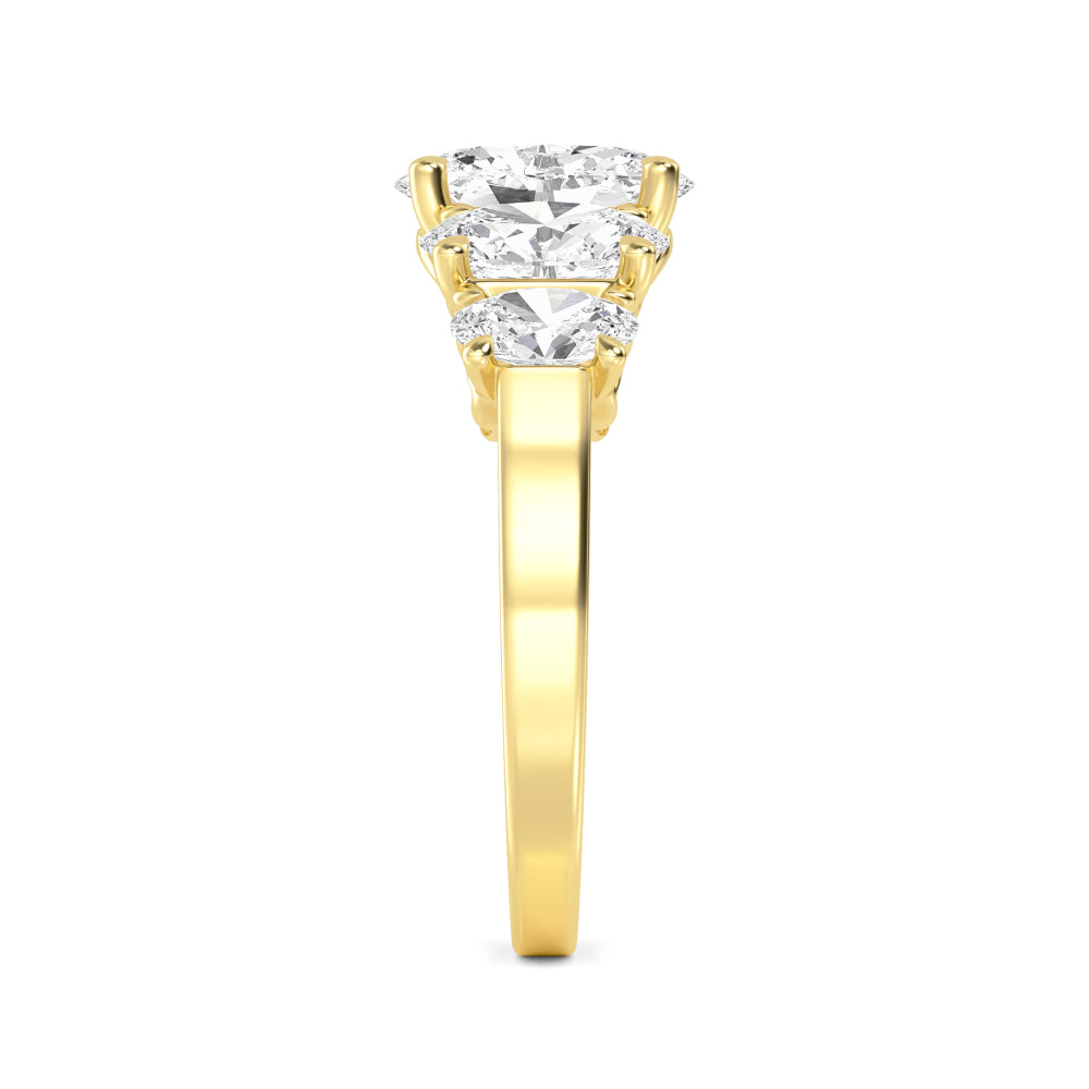 Lab Grown Diamond RingsR60493OV-1.50CT