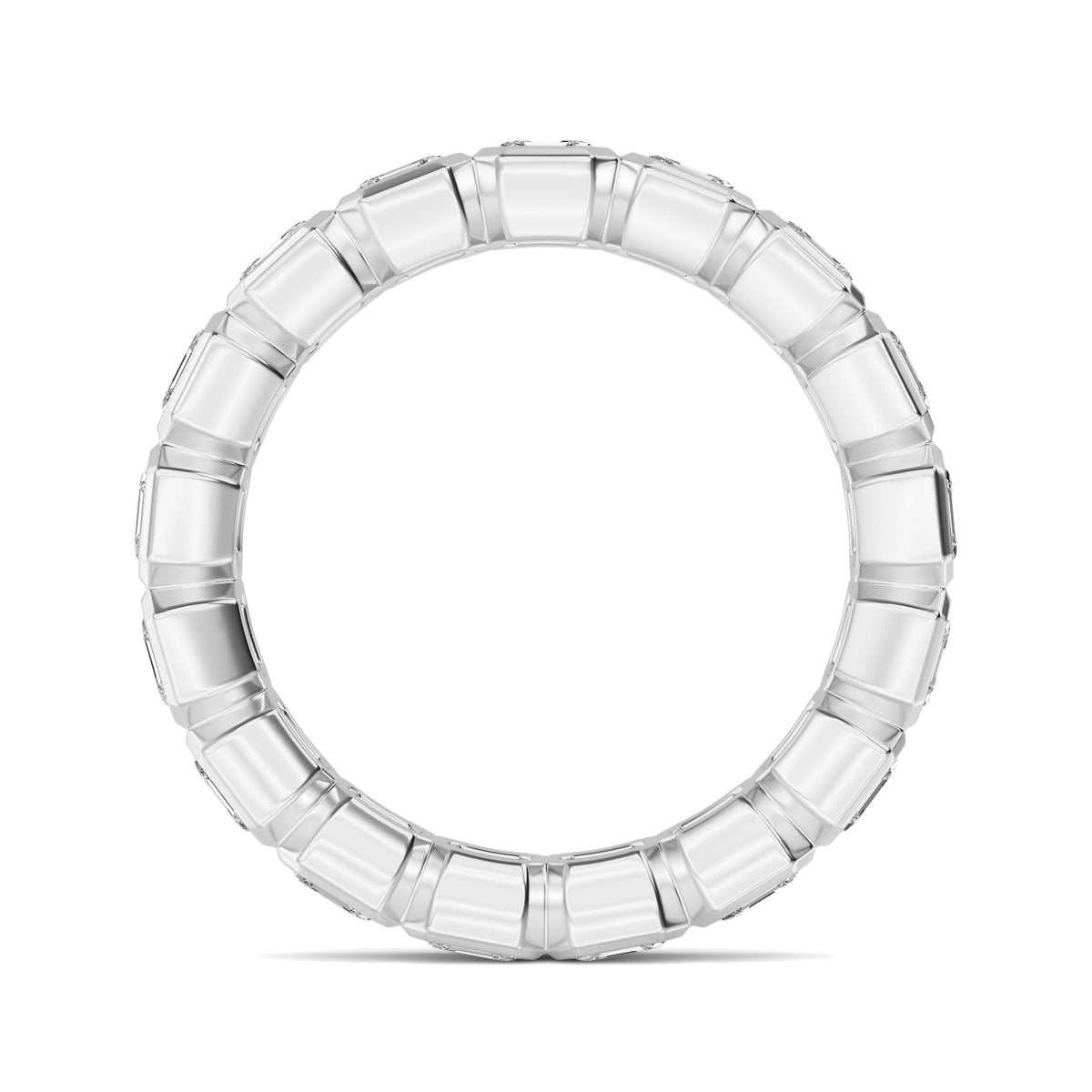 Lab Grown Diamond Wedding Bands 3.84 ctw R60534ASS-3.83CT