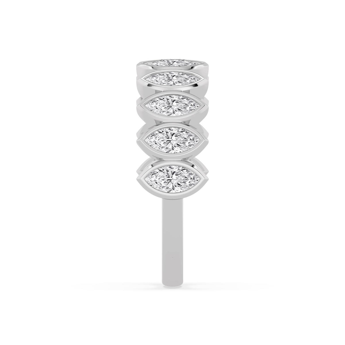 Lab Grown Diamond WEDDING BANDS 0.60 ctw R60539MQ-0.63CT