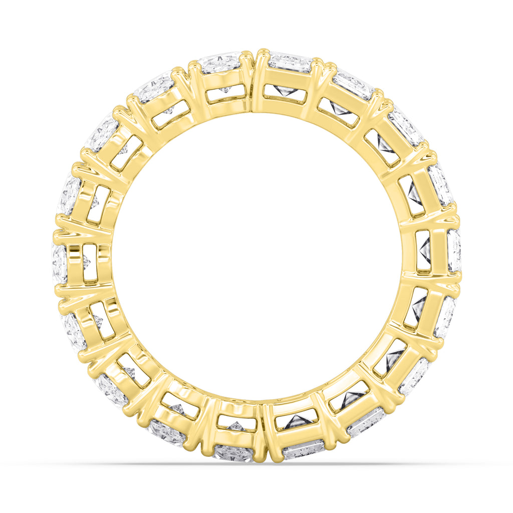 Lab Grown Diamond WEDDING BANDS 7.65 ctw R60841EMOV-7.68CT