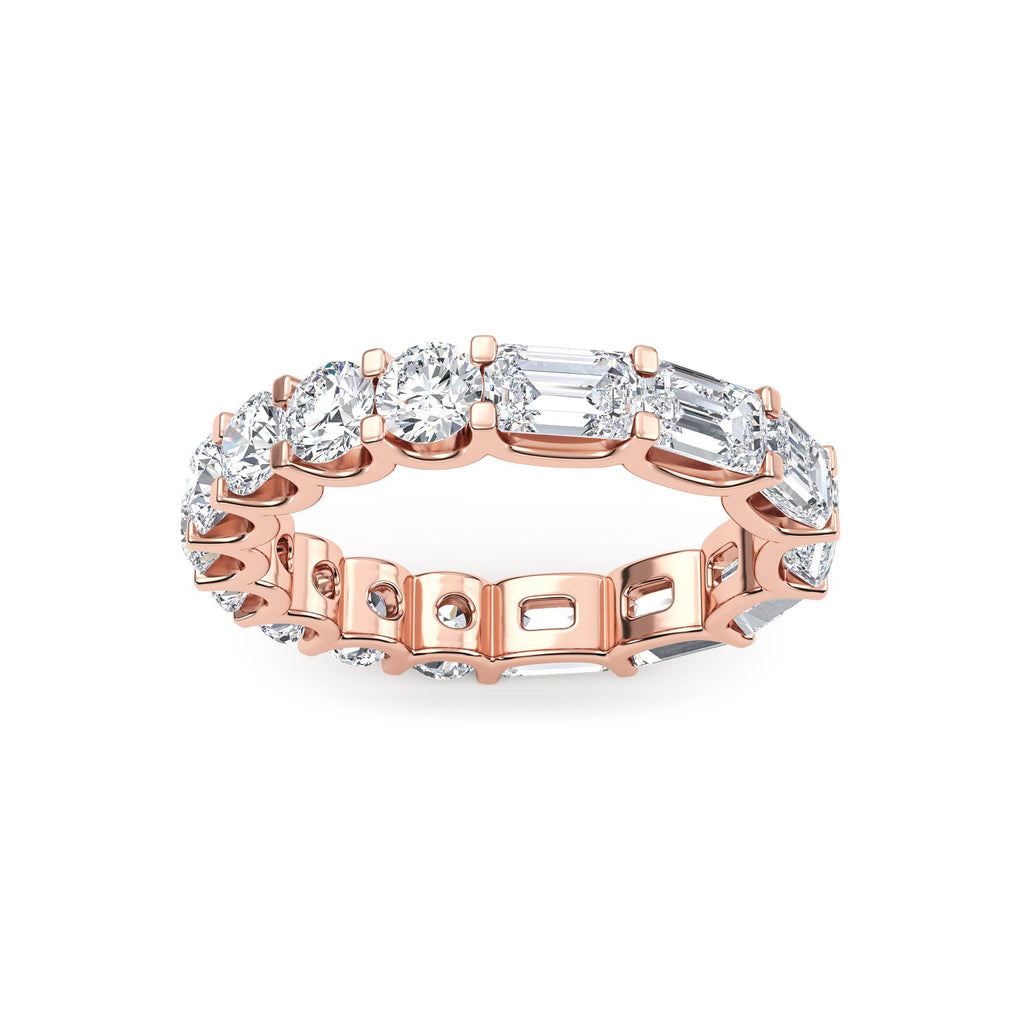 Lab Grown Diamond Wedding Rings 2.42 ctw R61035-3.63CTB