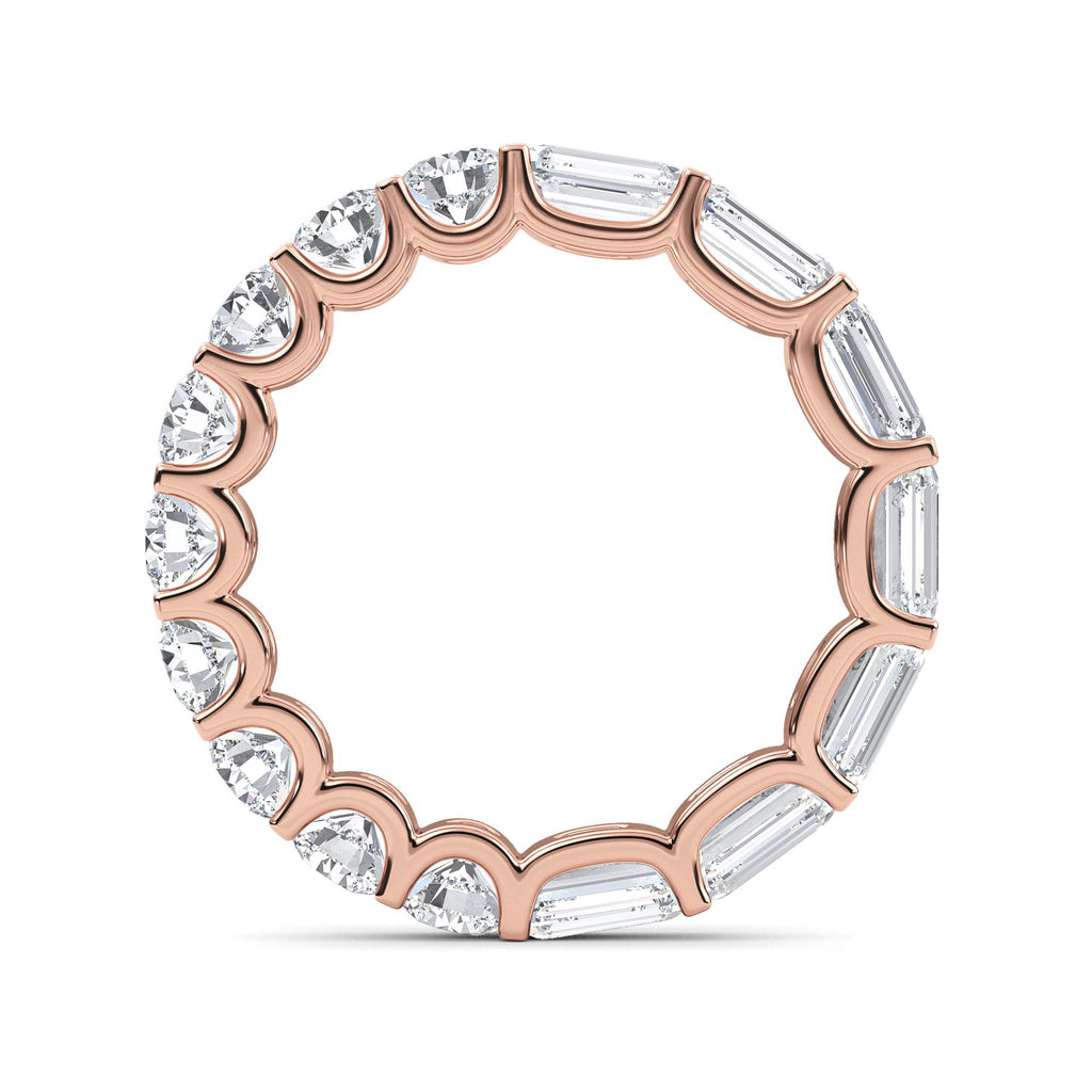 Lab Grown Diamond Wedding Rings 2.42 ctw R61035-3.63CTB