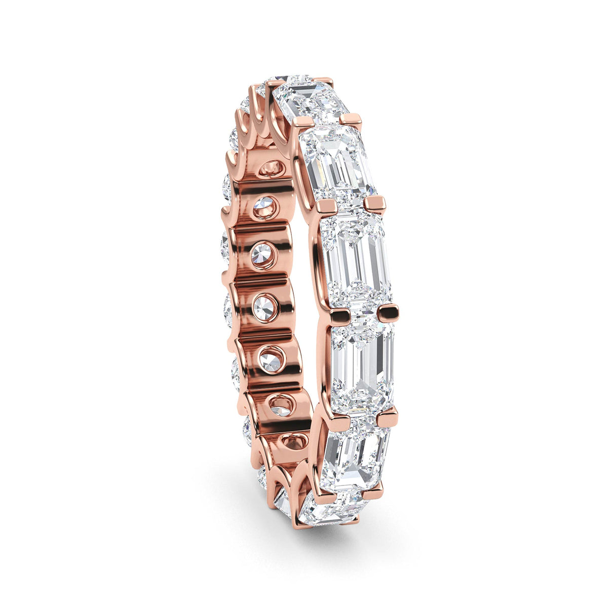 Lab Grown Diamond Wedding Rings 2.76 ctw R61035-2.75CTB