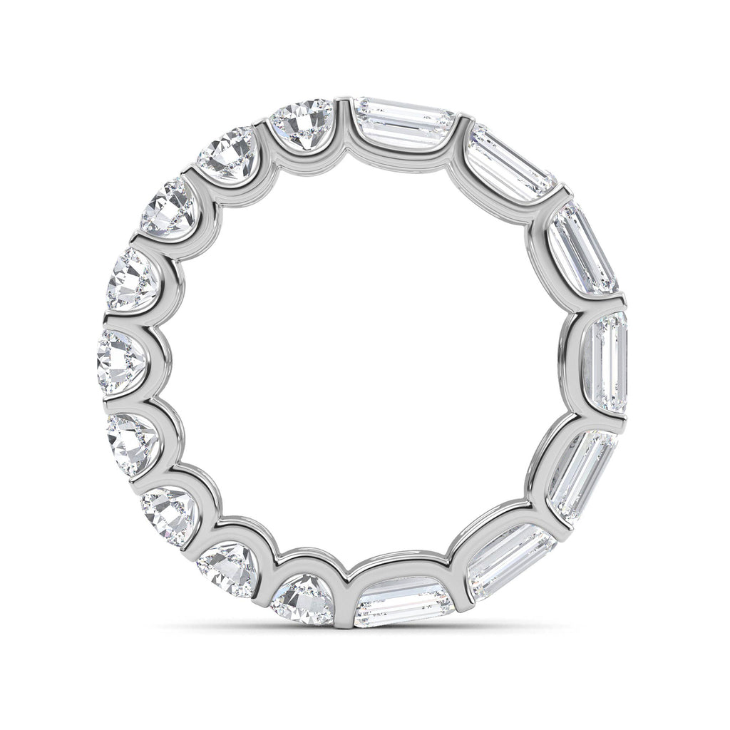 Lab Grown Diamond Wedding Rings 2.76 ctw R61035-2.75CTB