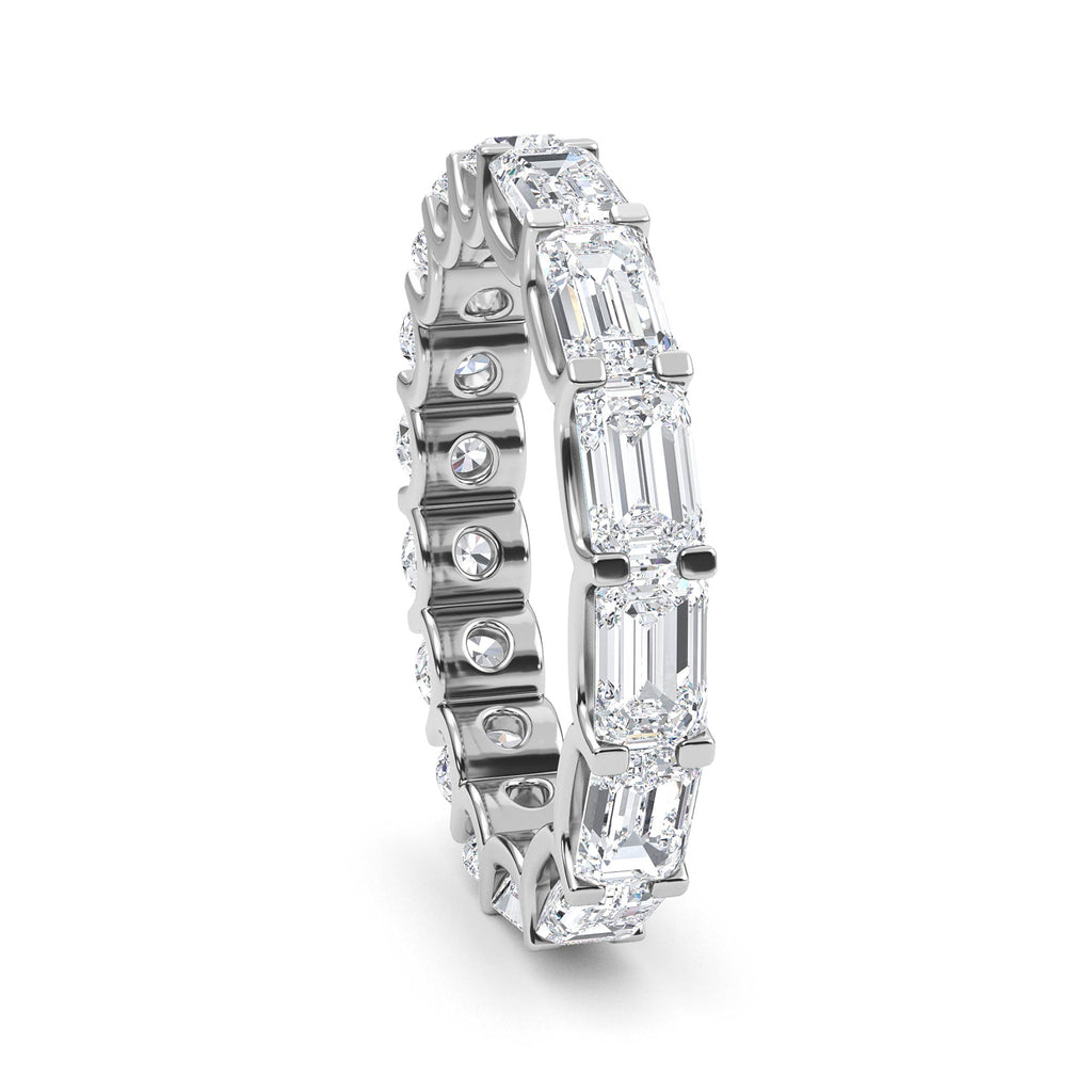 Lab Grown Diamond Wedding Rings 2.42 ctw R61035-3.63CTB