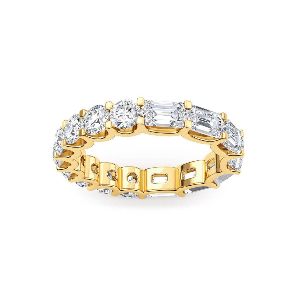 Lab Grown Diamond Wedding Rings 2.42 ctw R61035-3.63CTB