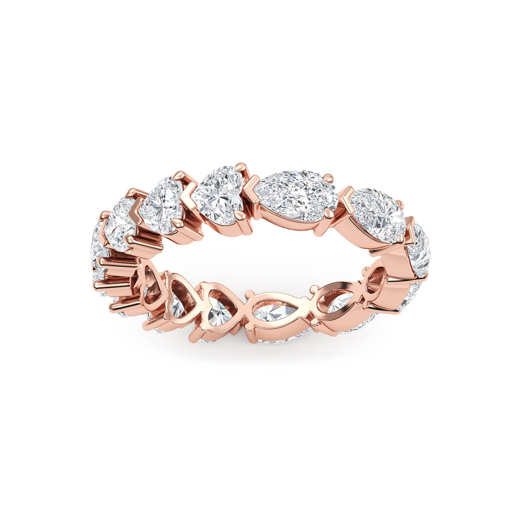 Lab Grown Diamond Wedding Rings 2.59 ctw R61036-2.50CTB