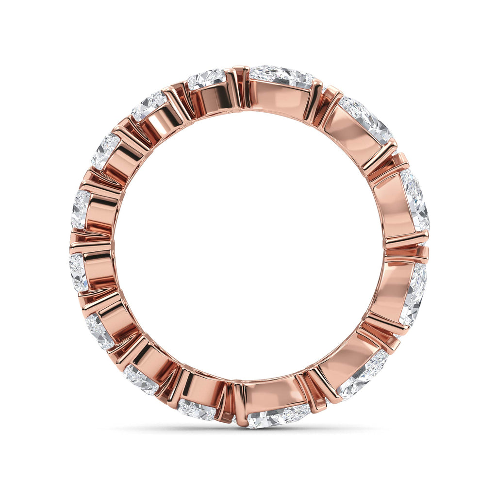 Lab Grown Diamond Wedding Rings 2.59 ctw R61036-2.50CTB
