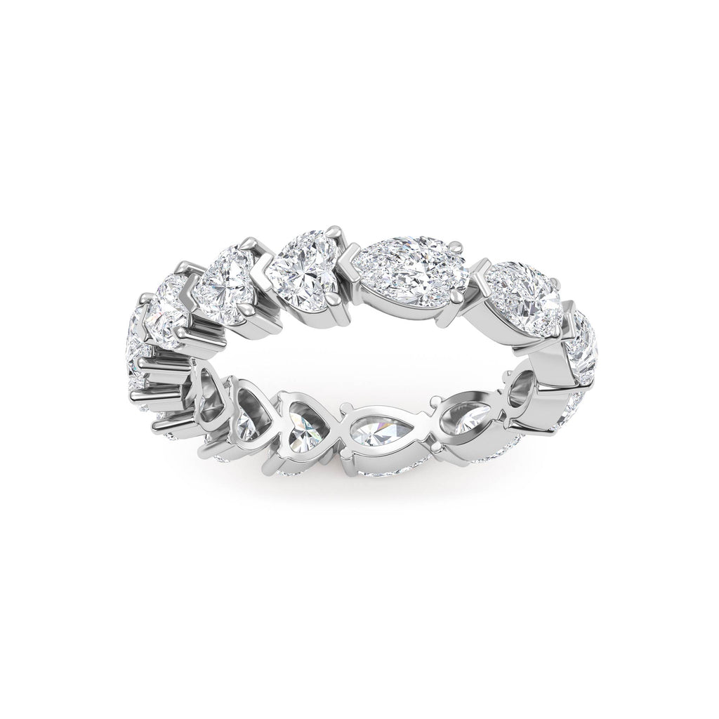 Lab Grown Diamond Wedding Rings 2.59 ctw R61036-2.50CTB