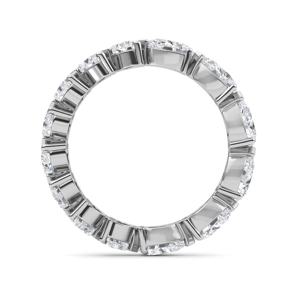Lab Grown Diamond Wedding Rings 2.59 ctw R61036-2.50CTB