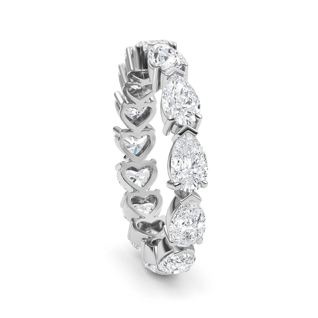 Lab Grown Diamond Wedding Rings 2.59 ctw R61036-2.50CTB