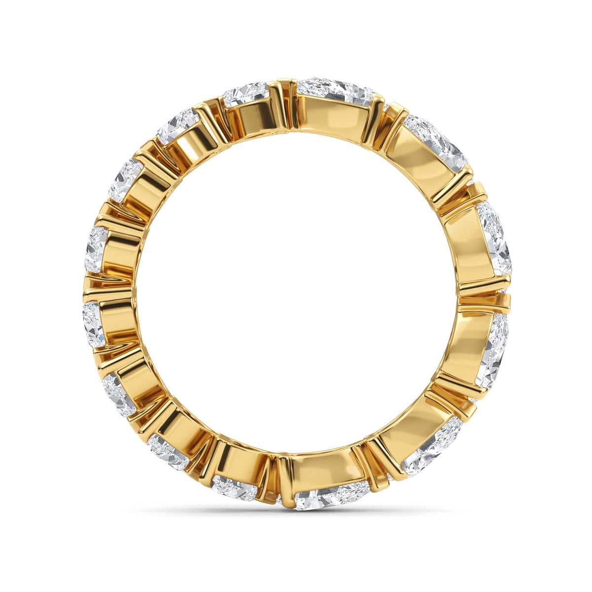 Lab Grown Diamond Wedding Rings 2.59 ctw R61036-2.50CTB