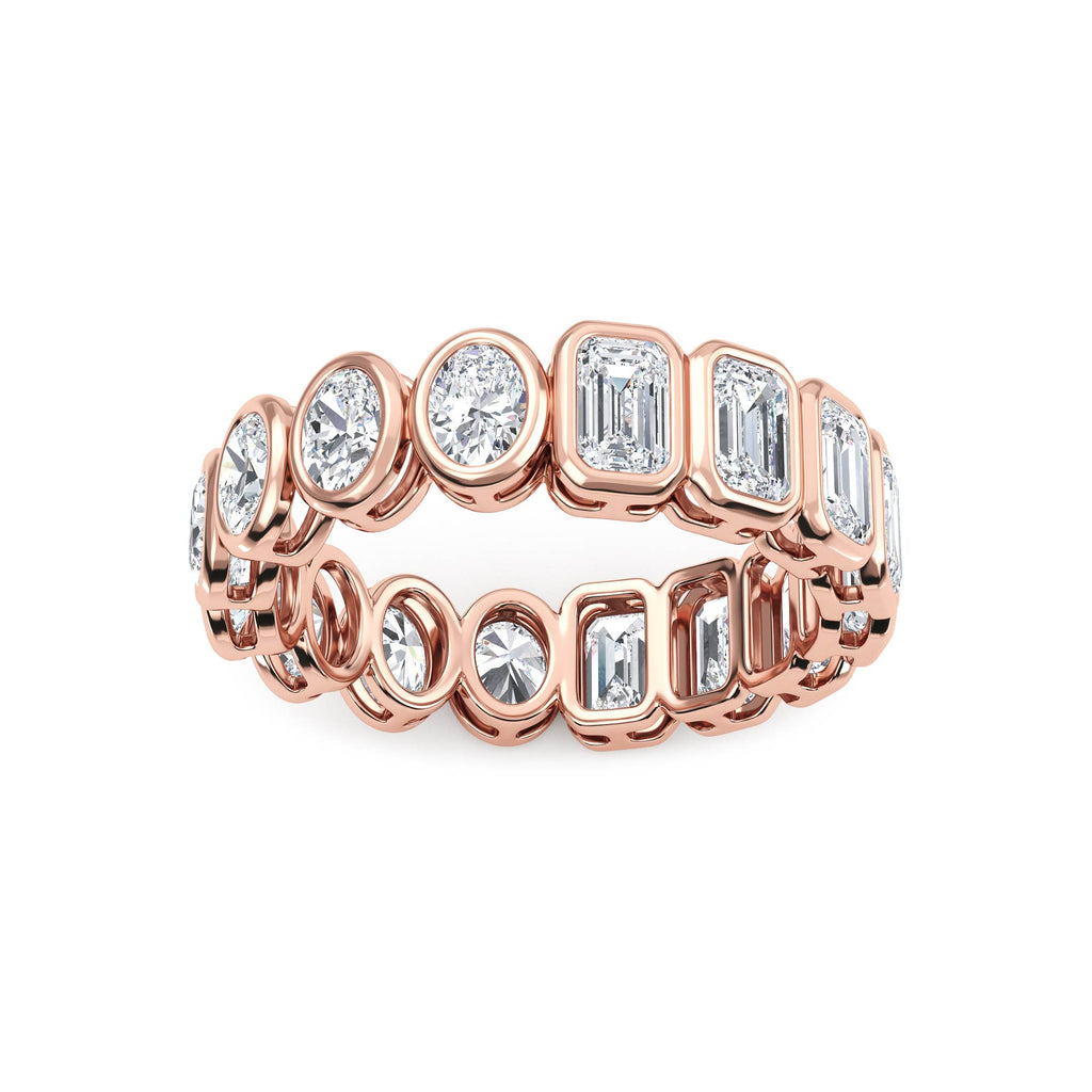 Lab Grown Diamond Wedding Rings 2.99 ctw R61038-2.88CTB