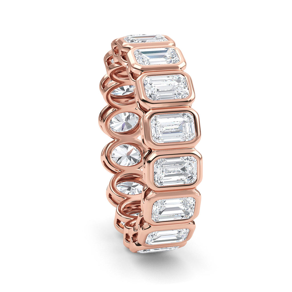 Lab Grown Diamond Wedding Rings 2.99 ctw R61038-2.88CTB