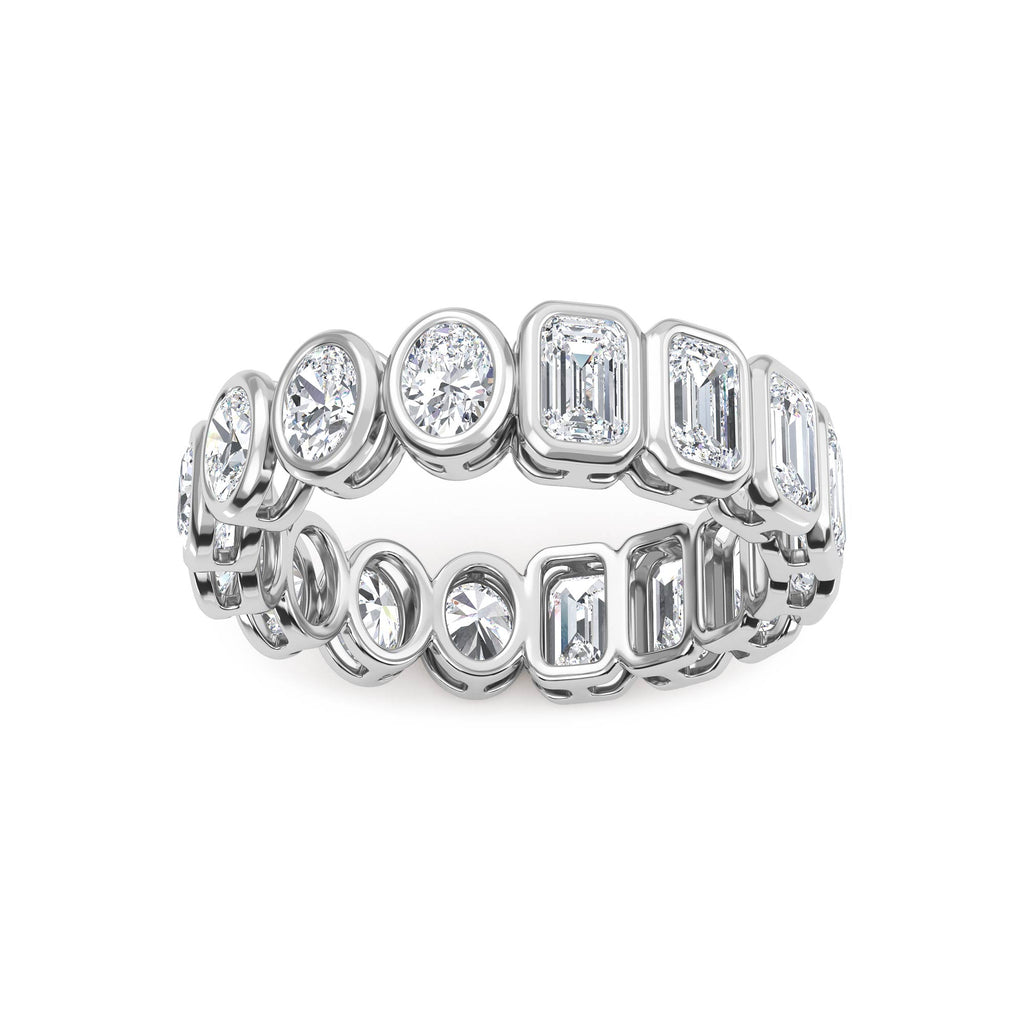 Lab Grown Diamond Wedding Rings 2.99 ctw R61038-2.88CTB