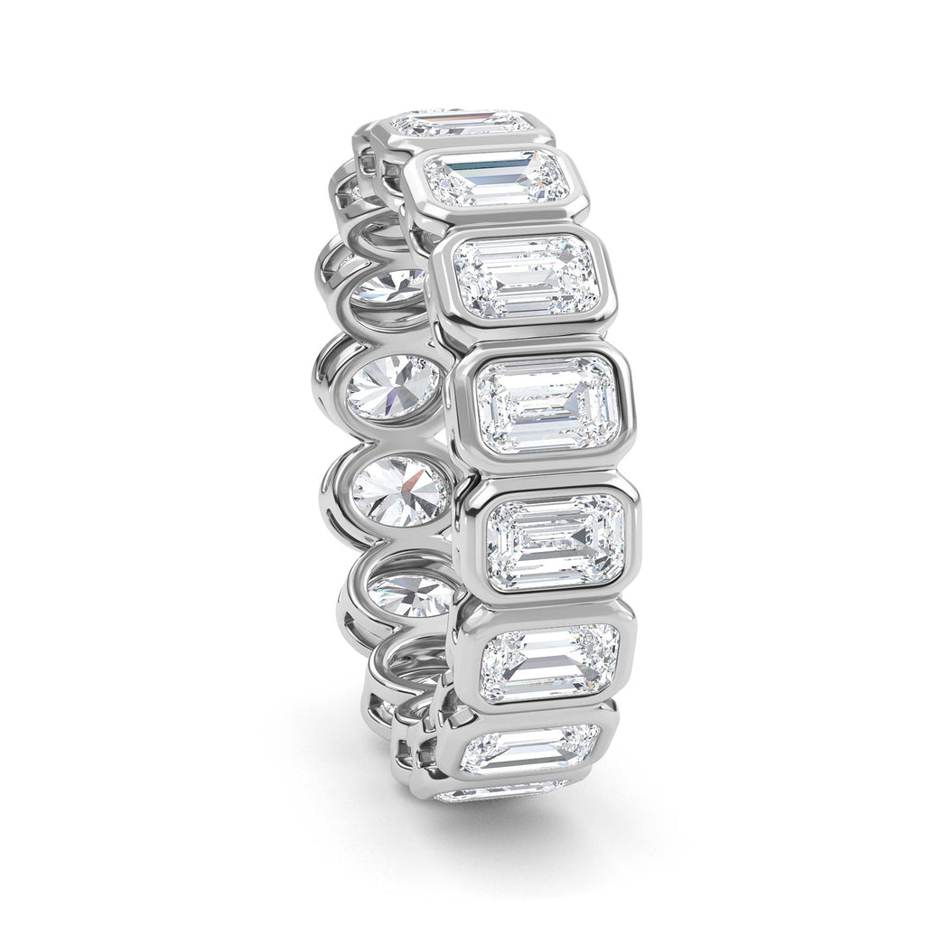 Lab Grown Diamond Wedding Rings 2.99 ctw R61038-2.88CTB