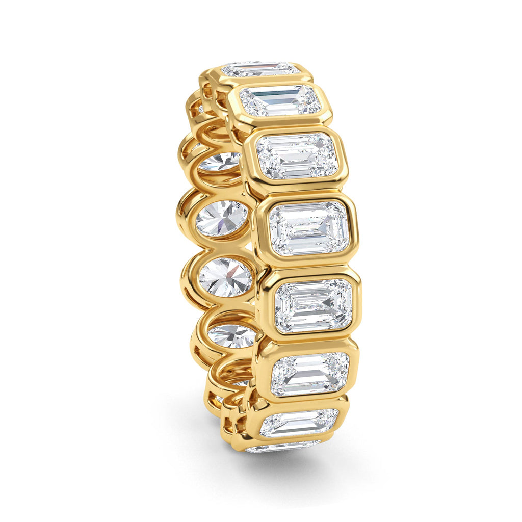 Lab Grown Diamond Wedding Rings 2.99 ctw R61038-2.88CTB