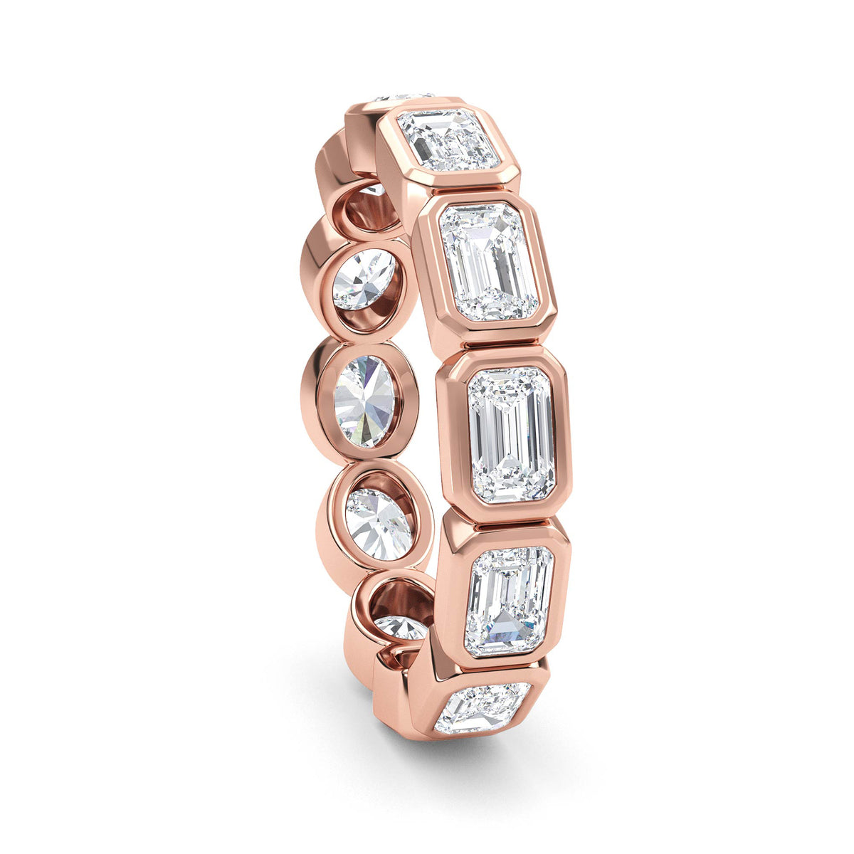 Lab Grown Diamond Wedding Rings 2.21 ctw R61039-2.15CTB