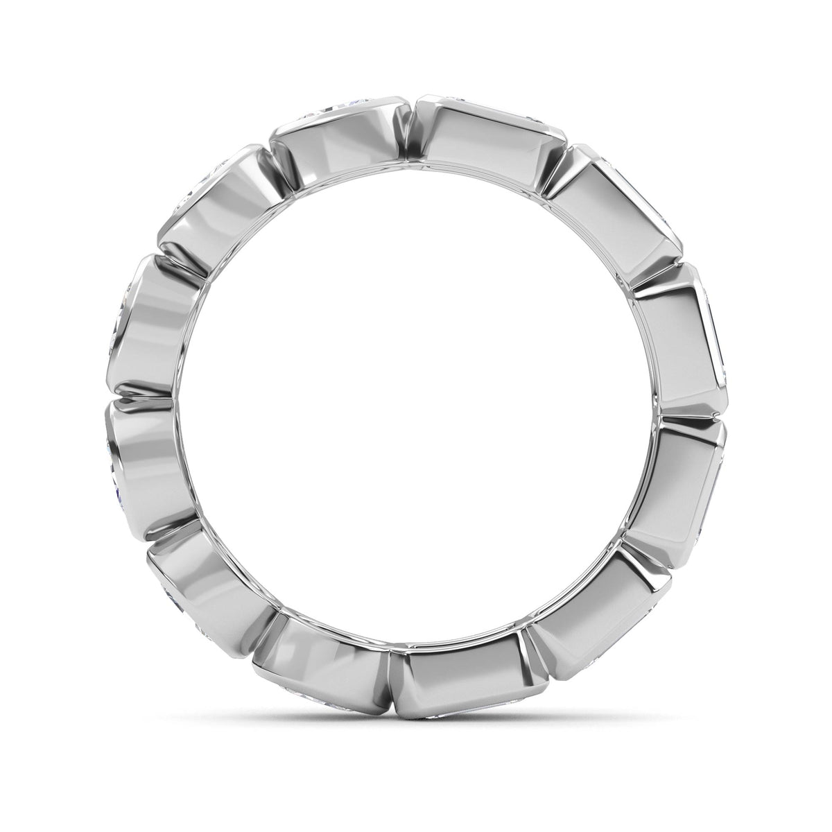 Lab Grown Diamond Wedding Rings 2.21 ctw R61039-2.15CTB