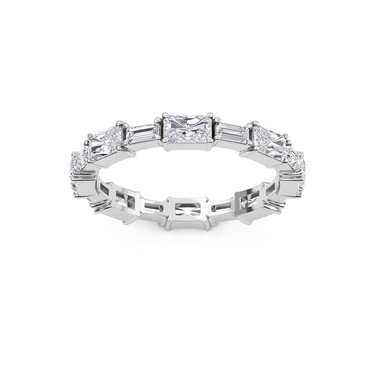 Lab Grown Diamond Wedding Bands 1.51 ctw R61236-1.63CT
