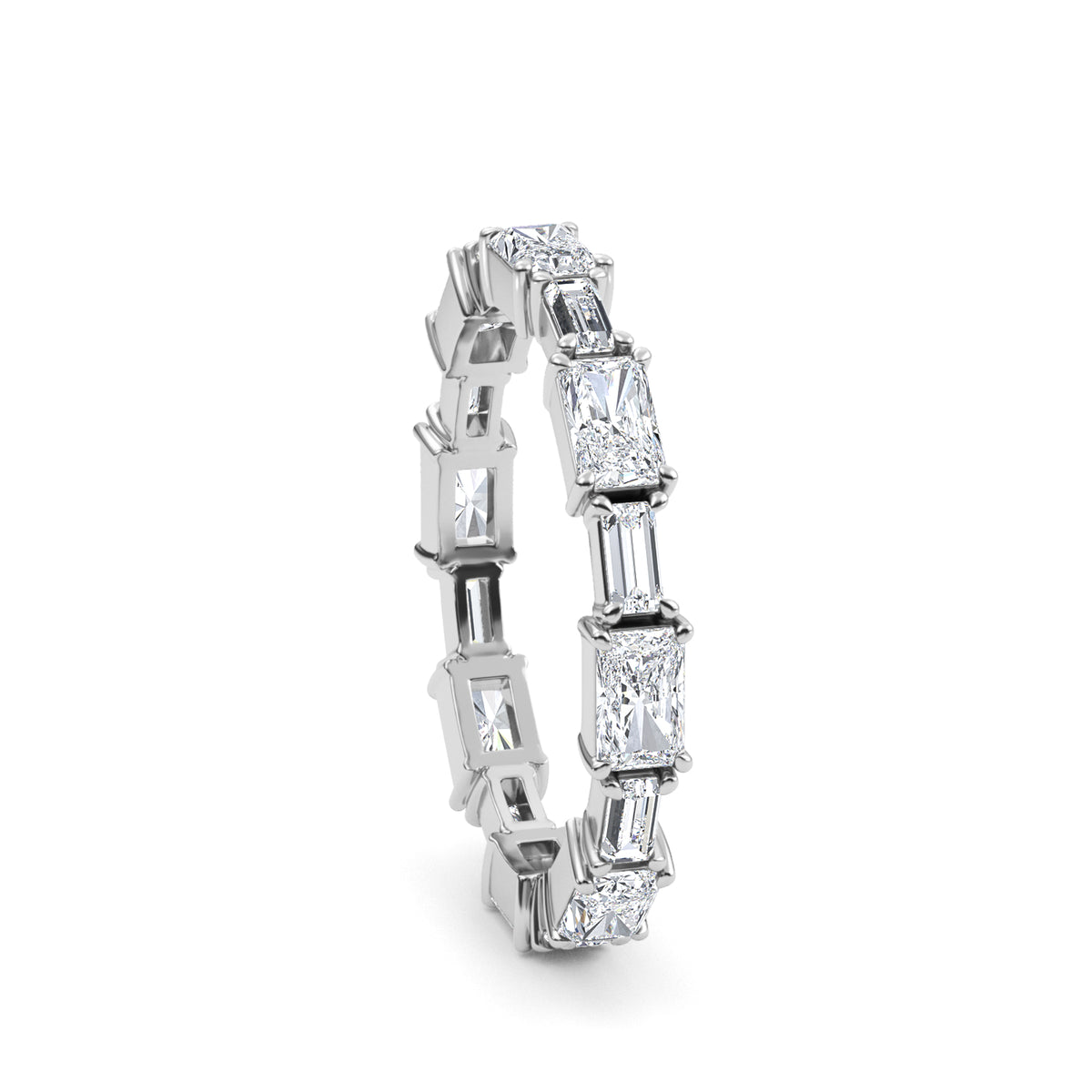 Lab Grown Diamond Wedding Bands 1.51 ctw R61236-1.63CT